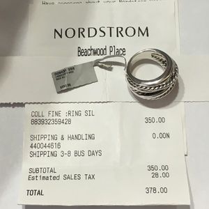 David Yurman Wide Crossover Ring